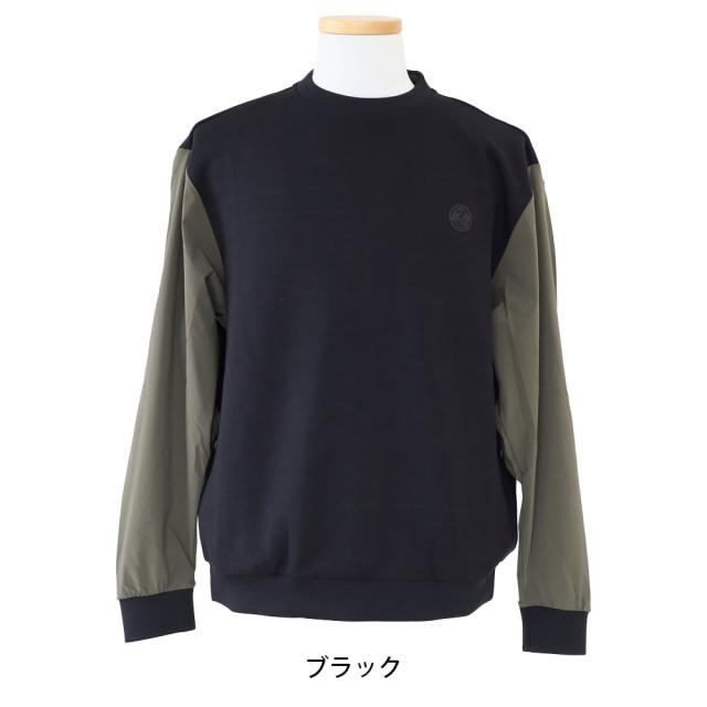 ポイント10% IZREEL イズリール スムースハーフPT  ゴルフウェア izr24ss205 プルオーバー スウェット トップス 防寒 ゴルフ アパレル 吸汗速乾 ポイント10% IZREEL イズリール スムースハーフPT ゴルフウェア