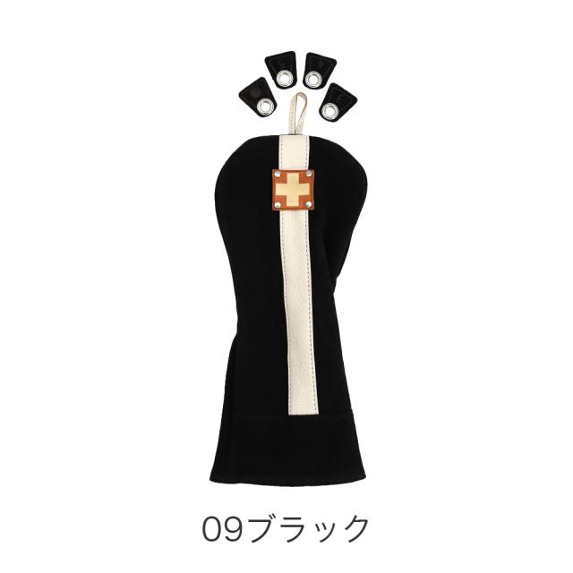 木の庄帆布 キノショウハンプ SUEDE FW CENTER LINE スウェード フェアウェイウッド センターライン ヘッドカバー ゴルフ メンズ レディース 牛革 木の庄帆布 キノショウハンプ SUEDE FW CENTER LINE スウェード