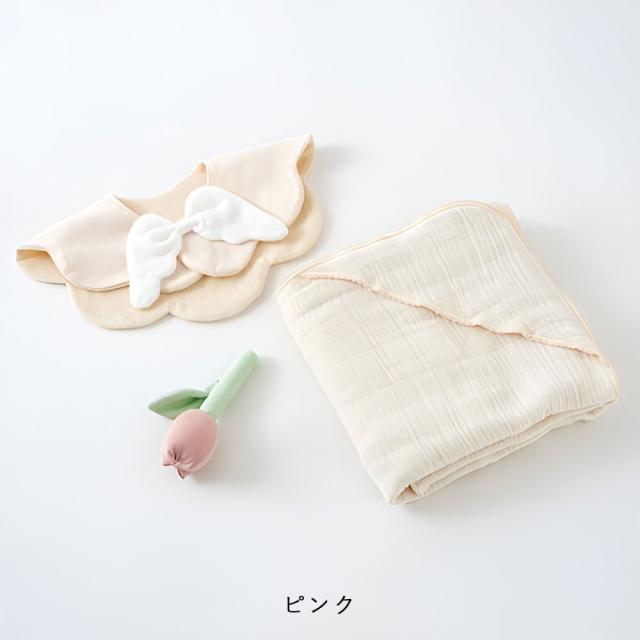 ギフトセット スタイ おくるみ ラトル メモリアルセット リヤンドファミーユ Lien de famille ベビー 女の子 男の子 出産祝い かわいい オーガニックコットン_3