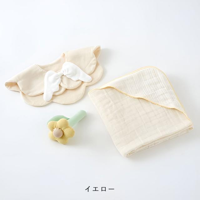 ギフトセット スタイ おくるみ ラトル メモリアルセット リヤンドファミーユ Lien de famille ベビー 女の子 男の子 出産祝い かわいい オーガニックコットン_4