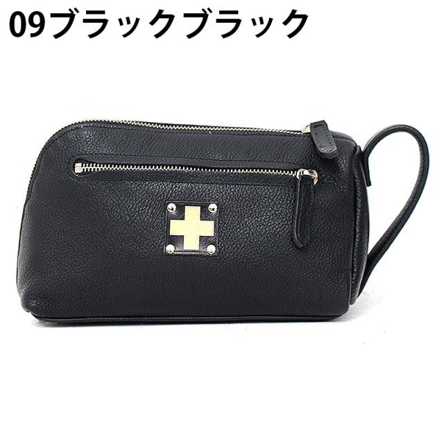 ポイント10% 木の庄帆布 ラウンド ポーチ Round Pouch 総革 ゴルフ K