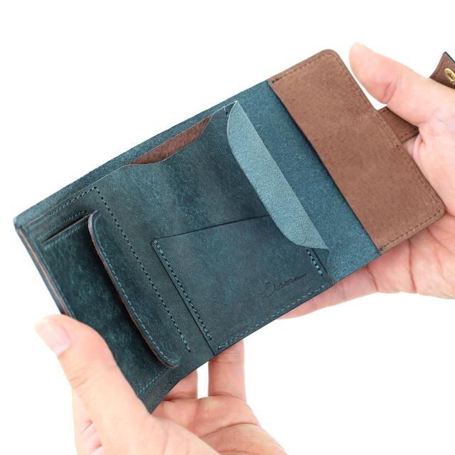 ポイント10% LITSTA リティスタ プエブロ　MitsuOri Wallet 三つ折り コンパクト 財布 ウォレット コインケース 豚革 正規品 litsta-mitsu 新生活 社会人_2