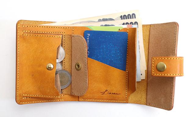 ポイント10% LITSTA リティスタ プエブロ　MitsuOri Wallet 三つ折り コンパクト 財布 ウォレット コインケース 豚革 正規品 litsta-mitsu 新生活 社会人_15