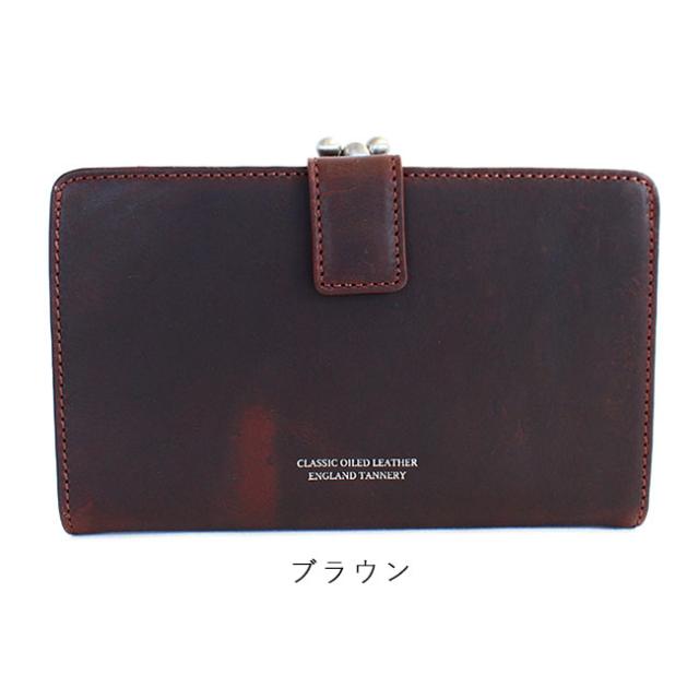 バギーズアネックス がま口 lzkm3004 OILED CLASSIC バギーポート BAGGY PORT ダブルがま口 牛革 長財布 正規品_4