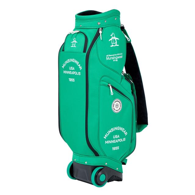 Munsingwear マンシングウェア ゴルフバッグ 新品 未使用品 Munsingwear キャディバック フード付き ゴルフバック golf SEASON