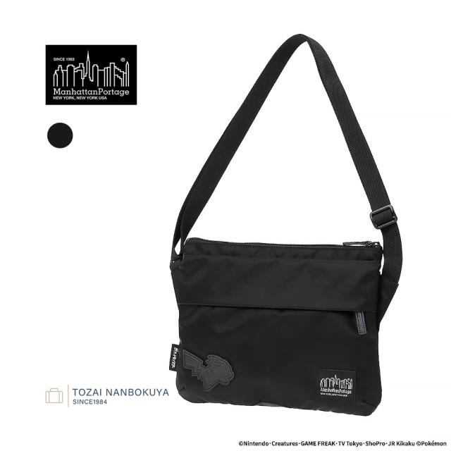 Manhattan Portage マンハッタンポーテージ BLACK LABEL ポケモン ショルダーバッグ サコッシュ mp1095twlblpkmn ユニセックス レディース メンズ 軽量 撥水 ツイル コンパクト ポケットモンスター ピカチュウ
