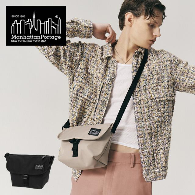 ポイント10% マンハッタンポーテージ ブラックレーベル メッセンジャーバッグ 軽量 シンプル 小さい Manhattan Portage MP1603-305PBL コーデュラ305P 正規品