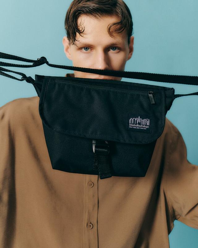 ポイント10% マンハッタンポーテージ ブラックレーベル メッセンジャーバッグ 軽量 シンプル 小さい Manhattan Portage MP1603-305PBL コーデュラ305P 正規品_3