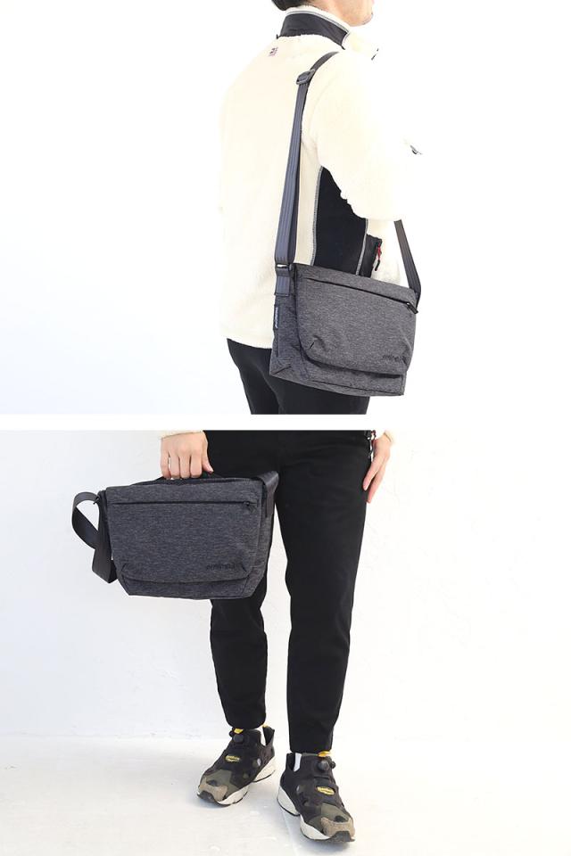 ポイント10% マンハッタンポーテージ ブラックレーベル メッセンジャーバッグ 斜めがけ 軽量 シンプル MESSENGER CORDURA OXFORD MP1697OXFBL カラビナ_2