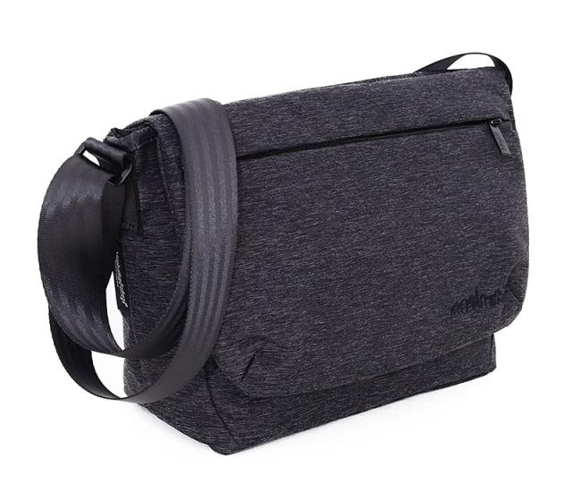 ポイント10% マンハッタンポーテージ ブラックレーベル メッセンジャーバッグ 斜めがけ 軽量 シンプル MESSENGER CORDURA OXFORD MP1697OXFBL カラビナ_3