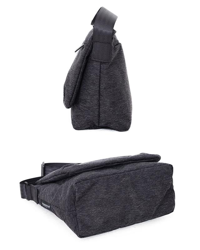 ポイント10% マンハッタンポーテージ ブラックレーベル メッセンジャーバッグ 斜めがけ 軽量 シンプル MESSENGER CORDURA OXFORD MP1697OXFBL カラビナ_5
