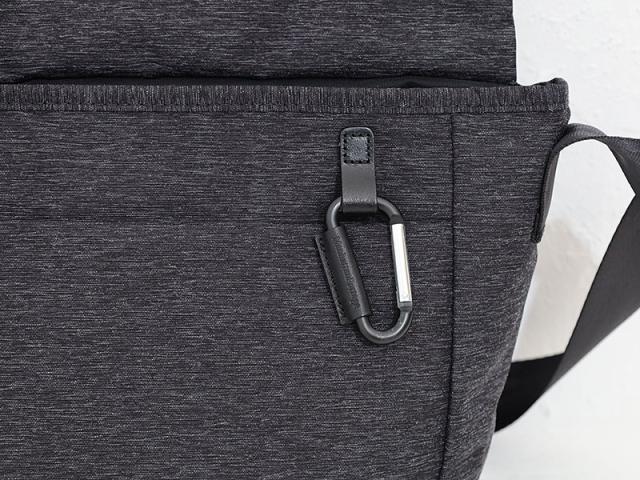 ポイント10% マンハッタンポーテージ ブラックレーベル メッセンジャーバッグ 斜めがけ 軽量 シンプル MESSENGER CORDURA OXFORD MP1697OXFBL カラビナ_8