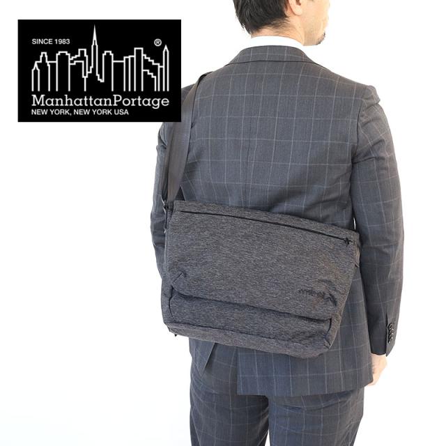 ポイント10%  マンハッタンポーテージ ブラックレーベル メッセンジャーバッグ  ROSS MESSENGER CORDURA OXFORD MP1698OXFBL カラビナ