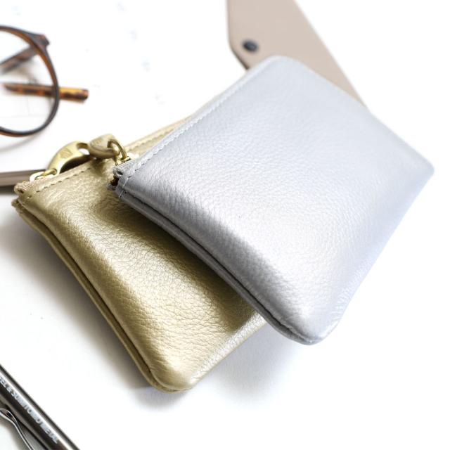 mononogu もののぐ 財布 ウォレット ショートウォレット スリム 小さい コンパクト ミニ財布 薄い 薄マチ レザー 本革 ゴールド シルバー L字ファスナー 正規品 pcp2-sm mononogu もののぐ 財布 ウォレット ショートウォレット スリム 小さい