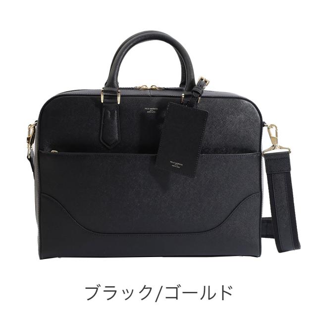 PELLE MORBIDA ペッレモルビダ キャピターノ ビジネスバッグ pmo-ca015-bk メンズ オールシーズン 通勤 標準 上質 大人 自立 バッグ ショルダーバッグ モード A4_1