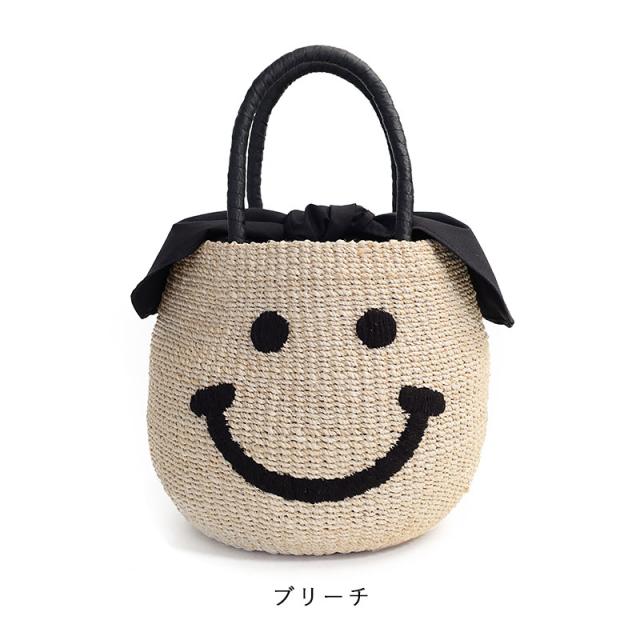 アジョリー かごバッグ かご スマイルかごバッグ ハンドバッグ ニコちゃん えくぼ スマイル カゴ カゴバッグ a-jolie si-1907 正規品_8