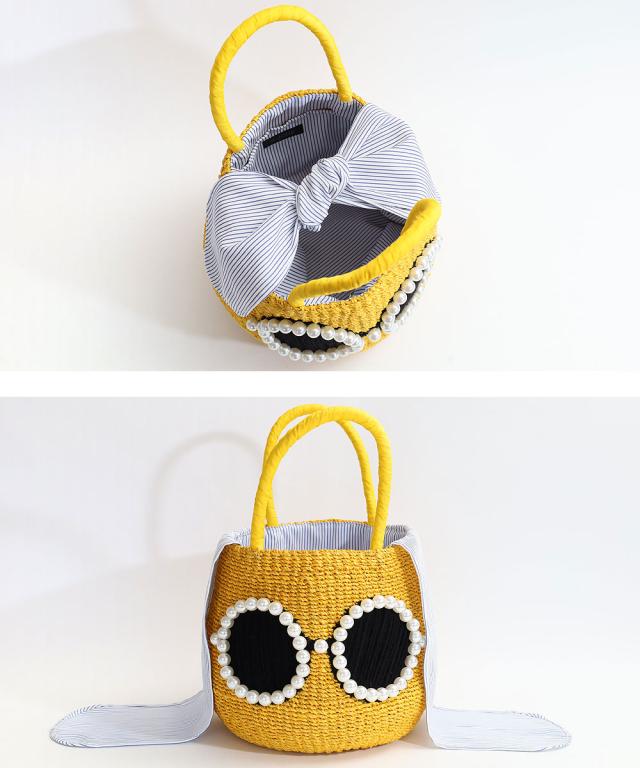 アジョリー かごバッグ サングラスちゃんかごバッグL si-2403 トート