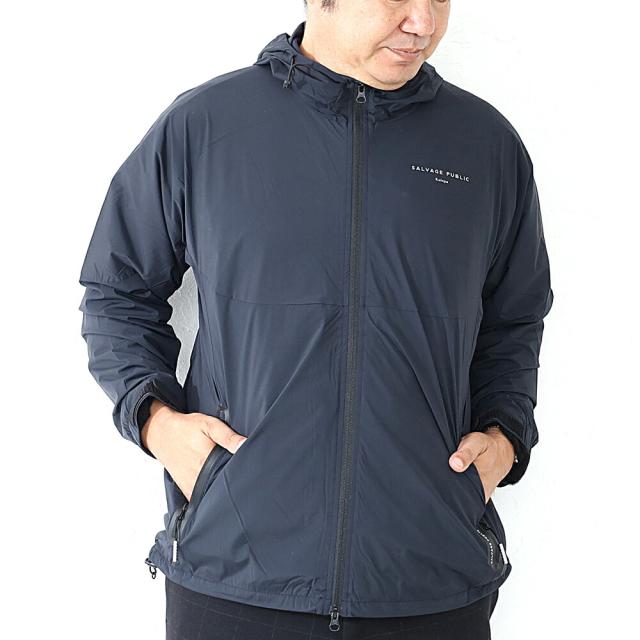 ポイント10% サルベージパブリック コレパ マリノ フーディー svka4017 SALVAGE PUBLIC Kolepa Malino Hoodie フード ジャケット ナイロン ロゴ カジュアル デザイン ギフト_1