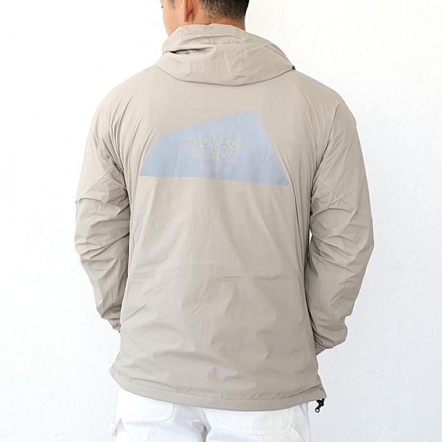ポイント10% サルベージパブリック コレパ マリノ フーディー svka4017 SALVAGE PUBLIC Kolepa Malino Hoodie フード ジャケット ナイロン ロゴ カジュアル デザイン ギフト_2