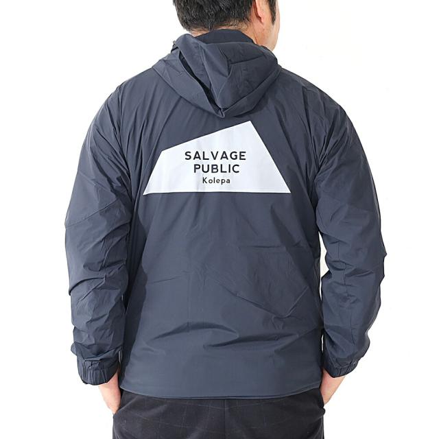ポイント10% サルベージパブリック コレパ マリノ フーディー svka4017 SALVAGE PUBLIC Kolepa Malino Hoodie フード ジャケット ナイロン ロゴ カジュアル デザイン ギフト_3