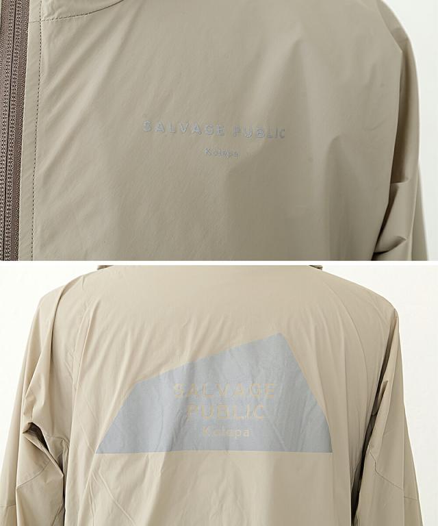 ポイント10% サルベージパブリック コレパ マリノ フーディー svka4017 SALVAGE PUBLIC Kolepa Malino Hoodie フード ジャケット ナイロン ロゴ カジュアル デザイン ギフト_10