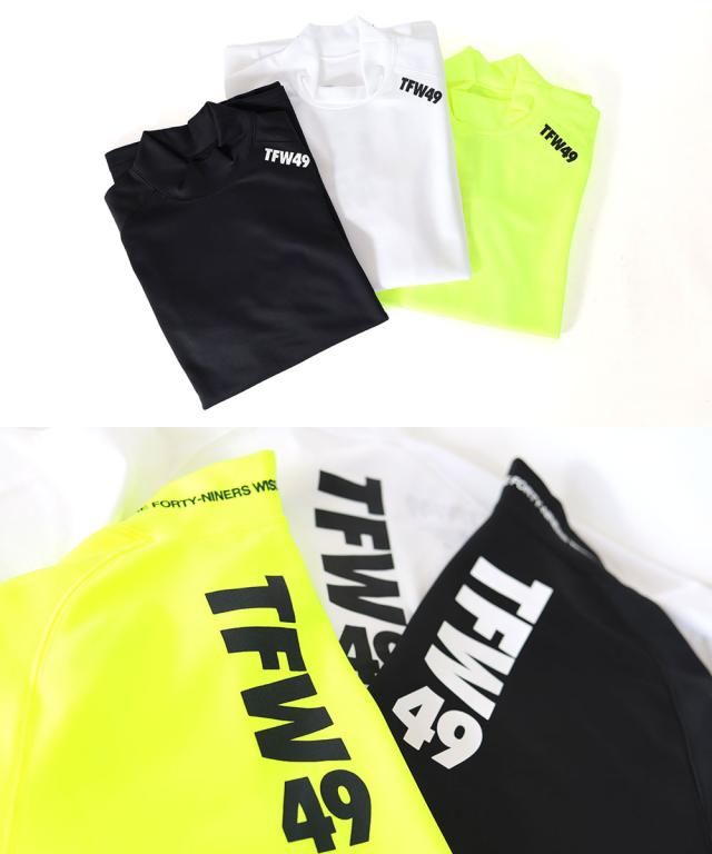 ポイント10% TFW49 GOLF LS SIDE MESH MOCK T ゴルフ サイド メッシュ