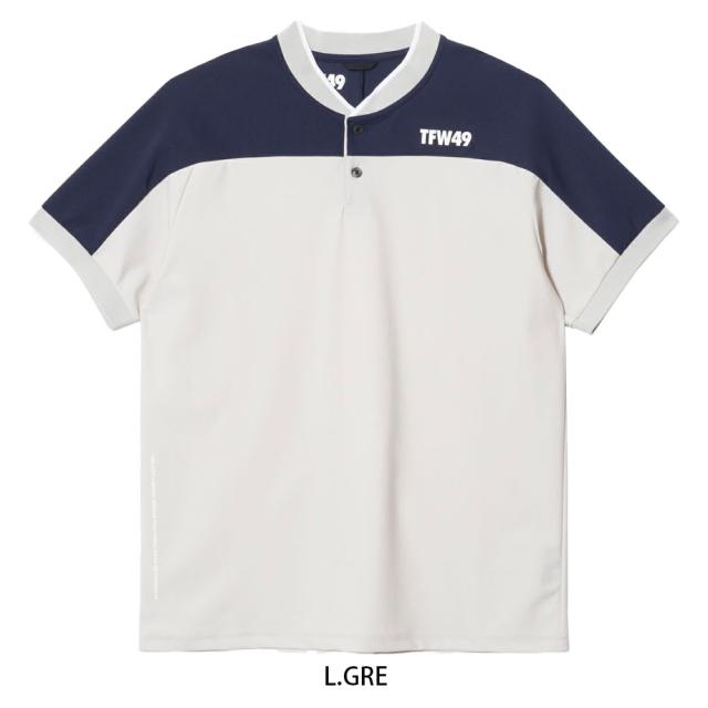 TFW49 ホワイトポロシャツ Mサイズ サイズM スポーツ TFW49 ポロシャツ ホワイト 半袖