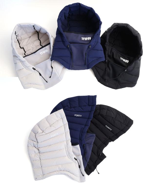 TFW49 GOLF HOODIE DOWN NECK WARMER　ゴルフ フーディ ダウン ネック ウォーマー t132420005 正規品 正規品 人気_1