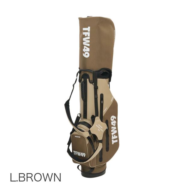 TFW49 ブラック キャディバッグ　T132520001 新品 TFW49 キャディバッグ ゴルフバッグ 9インチ スタンド ゴルフ メンズ