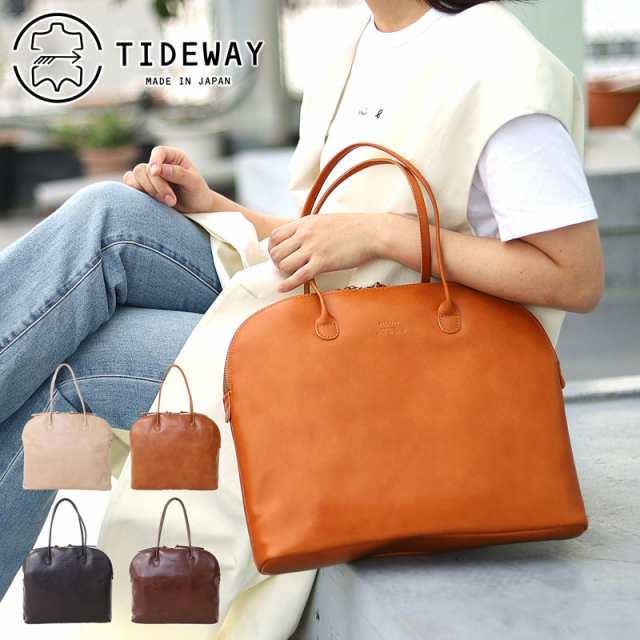 TIDEWAY LIGHT LEATHER BOSTON タイドウェイ ボストン トート