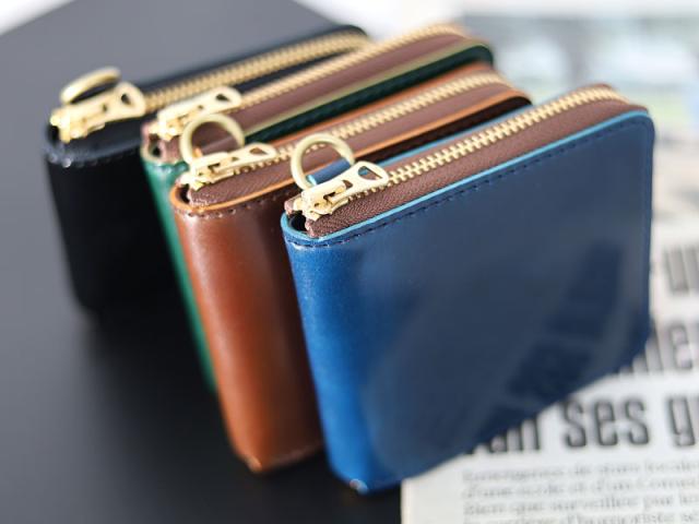 ポイント10% タイドウェイTIDEWAY OIL CORDOVAN MIDDLE WALLET オイル コードバン ミドル ウォレット t2714 日本製 二つ折り 折財布 ミニウォレット 正規品_2