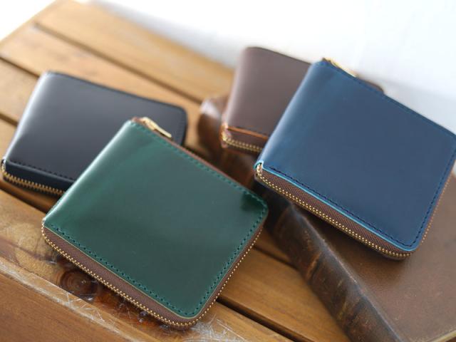 ポイント10% タイドウェイTIDEWAY OIL CORDOVAN MIDDLE WALLET オイル コードバン ミドル ウォレット t2714 日本製 二つ折り 折財布 ミニウォレット 正規品_3