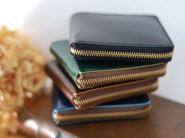 ポイント10% タイドウェイTIDEWAY OIL CORDOVAN MIDDLE WALLET オイル コードバン ミドル ウォレット t2714 日本製 二つ折り 折財布 ミニウォレット 正規品_4