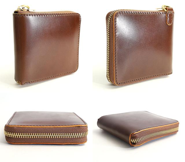 ポイント10% タイドウェイTIDEWAY OIL CORDOVAN MIDDLE WALLET オイル コードバン ミドル ウォレット t2714 日本製 二つ折り 折財布 ミニウォレット 正規品_9
