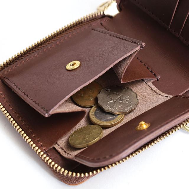 ポイント10% タイドウェイTIDEWAY OIL CORDOVAN MIDDLE WALLET オイル コードバン ミドル ウォレット t2714 日本製 二つ折り 折財布 ミニウォレット 正規品_13
