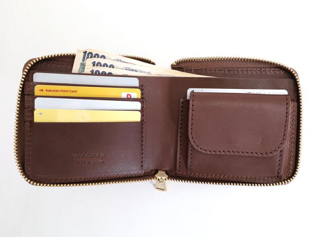ポイント10% タイドウェイTIDEWAY OIL CORDOVAN MIDDLE WALLET オイル コードバン ミドル ウォレット t2714 日本製 二つ折り 折財布 ミニウォレット 正規品_15