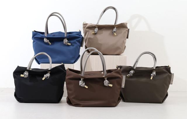 ポイント10% ヴィオラドーロ ト VIOLA d'ORO BIANCA ノットハンドルナイロントートS サイズ v-2224 通勤 軽量 きれいめ ショルダー 2WAY おでかけ 正規品_4