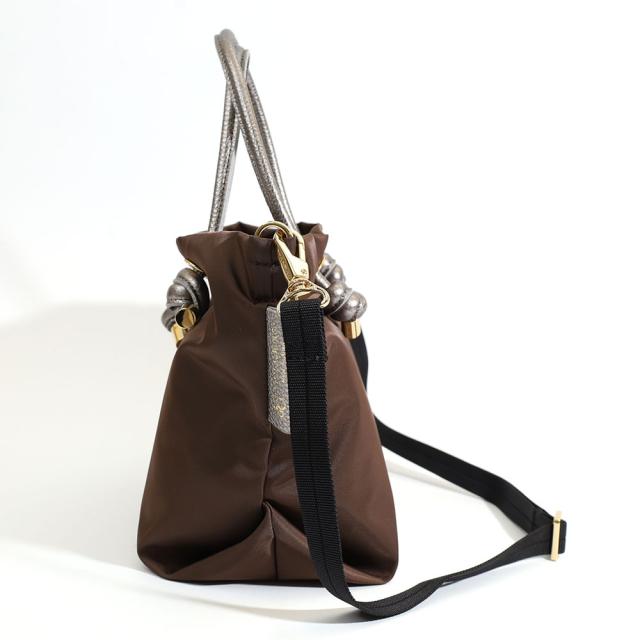 ポイント10% ヴィオラドーロ ト VIOLA d'ORO BIANCA ノットハンドルナイロントートS サイズ v-2224 通勤 軽量 きれいめ ショルダー 2WAY おでかけ 正規品_11