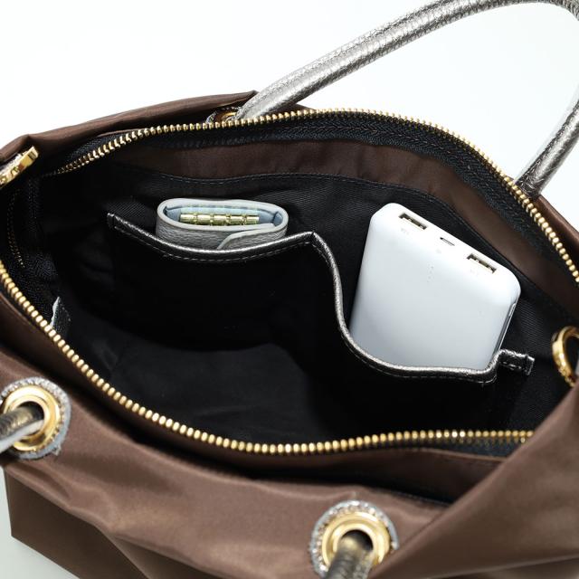 ポイント10% ヴィオラドーロ ト VIOLA d'ORO BIANCA ノットハンドルナイロントートS サイズ v-2224 通勤 軽量 きれいめ ショルダー 2WAY おでかけ 正規品_15