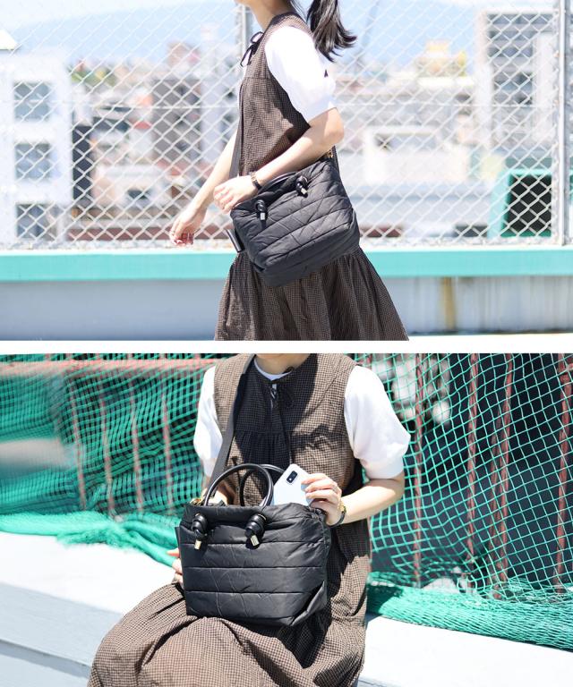 ヴィオラドーロ VIOLA d'ORO GINO キルティングナイロン ノット