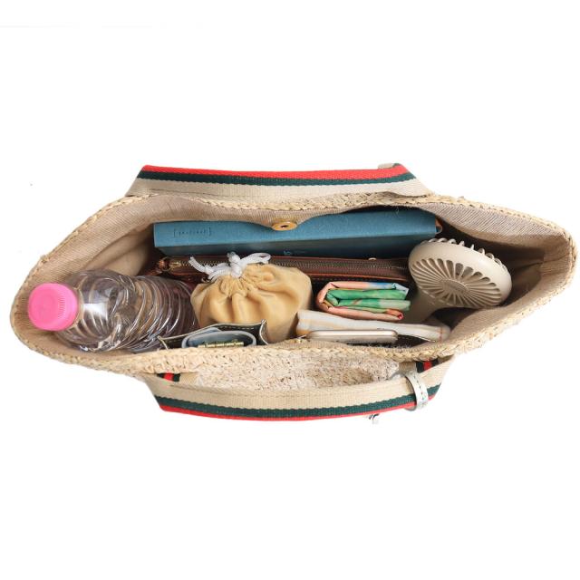 ヴィオラドーロ SANDRO ラフィア テープハンドルトート VIOLA d'ORO