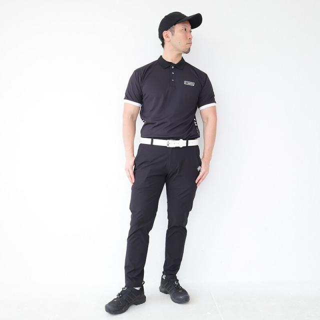 ポイント10% ゴルフウェア V12 ポロシャツ 吸水速乾 BACK O/L POLO