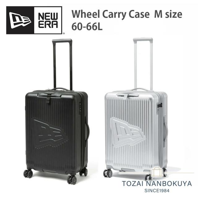 ニューエラ スーツケース キャリーバッグ キャリーケース NEW ERA Wheel Carry Case Mサイズ 60-66L 3-5泊 エキスパンダブル機能 拡張 TSAロック搭載 14409931 14409930
