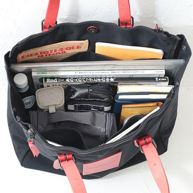 ポイント10% バギーポート ブラック帆布 トートバッグB4サイズ対応