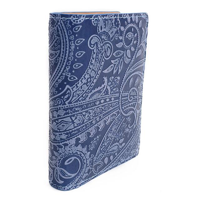 ポイント10% バギーポート 藍染め ペイズリー 二つ折り財布 BAGGY PORT KOI zys196 コーアイ ハーフウォレット インディゴ 正規品_7