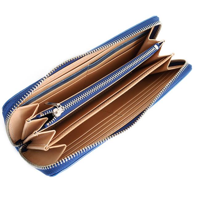 ポイント10% バギーポート 藍染め ペイズリー 長財布 BAGGY PORT KOI zys197 コーアイ インディゴ ラウンドファスナー 正規品