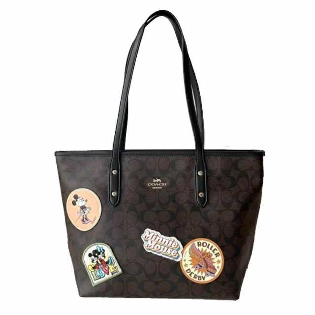 コーチ　COACH　バッグ　トートバッグ　COACH×Disney　コラボ品 ディズニー　トートバッグ ミッキー F29358