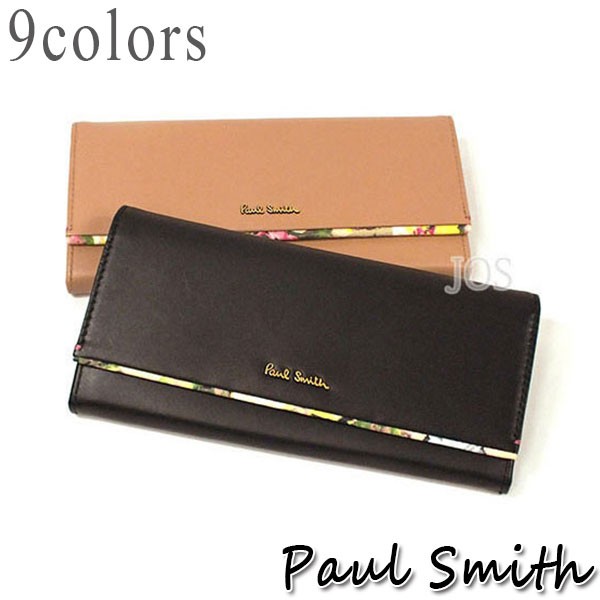 ポールスミス 財布 メンズ レディース Paul Smith フラワーポイント かぶせ長財布 全９色の通販はau Pay マーケット Josblandselectshop