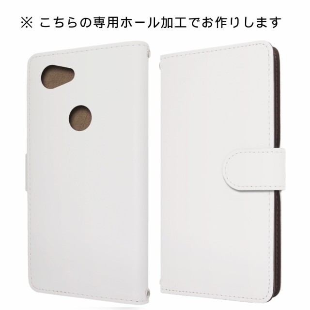 Google Pixel3aXL ケース 手帳型 カメラ穴搭載 ブラック 黒 手帳 花柄