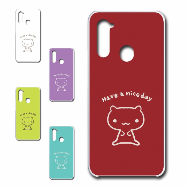 ZTE Libero 5G A003ZT ケース キャラクター ネコ niceday おしゃれ かわいい 猫 シンプル スマホケース ハードケース  プリントケース ね｜au PAY マーケット